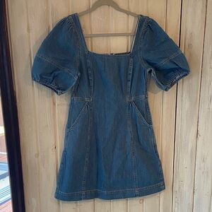 MADEWELL Babydoll Denim Dress